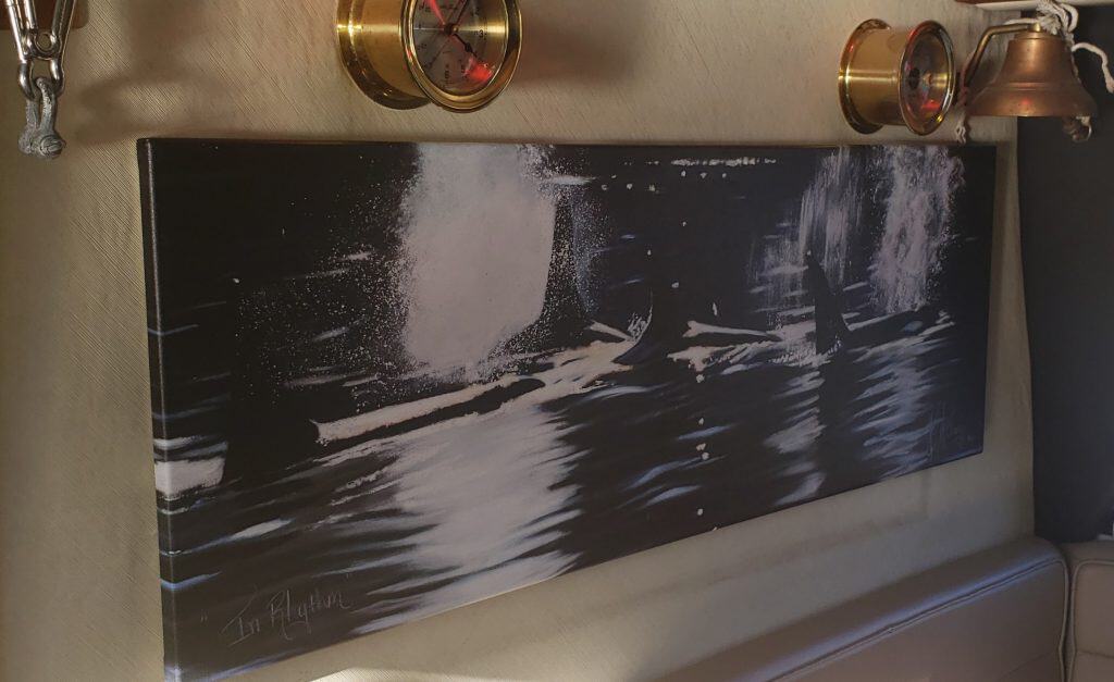 Fresh Artwork in the Pilothouse
