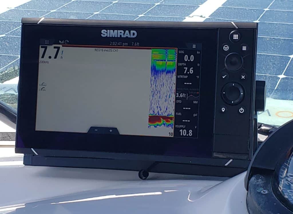 Simrad NSS 9 on the Flybridge
