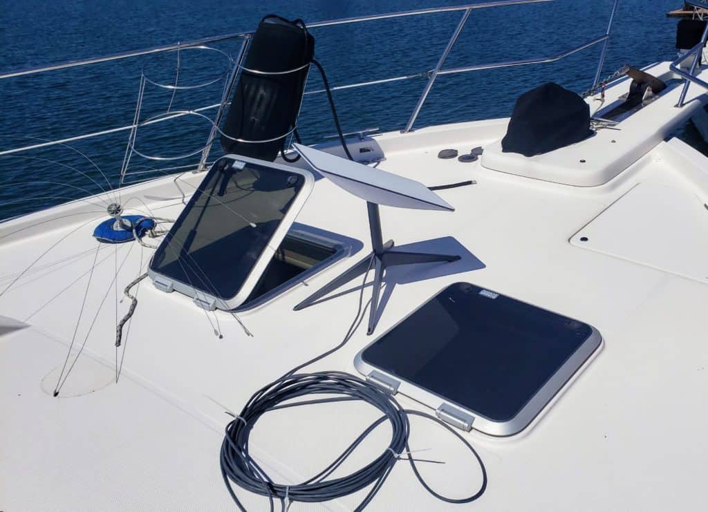 Starlink Internet now on the boat