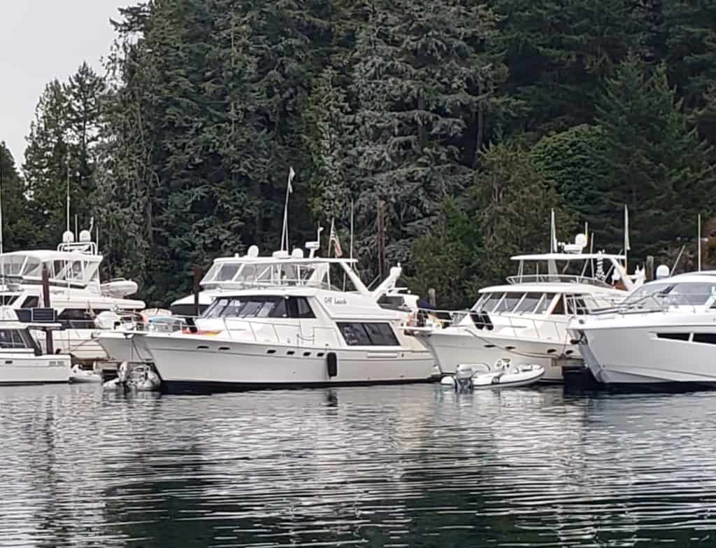 Roche Harbor for one night.